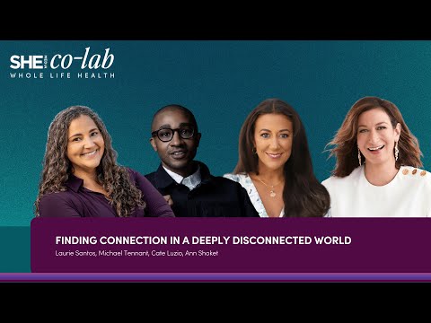 Finding Connection in a Disconnected World: Dr. Laurie Santos, Cate Luzio & Michael Tennant